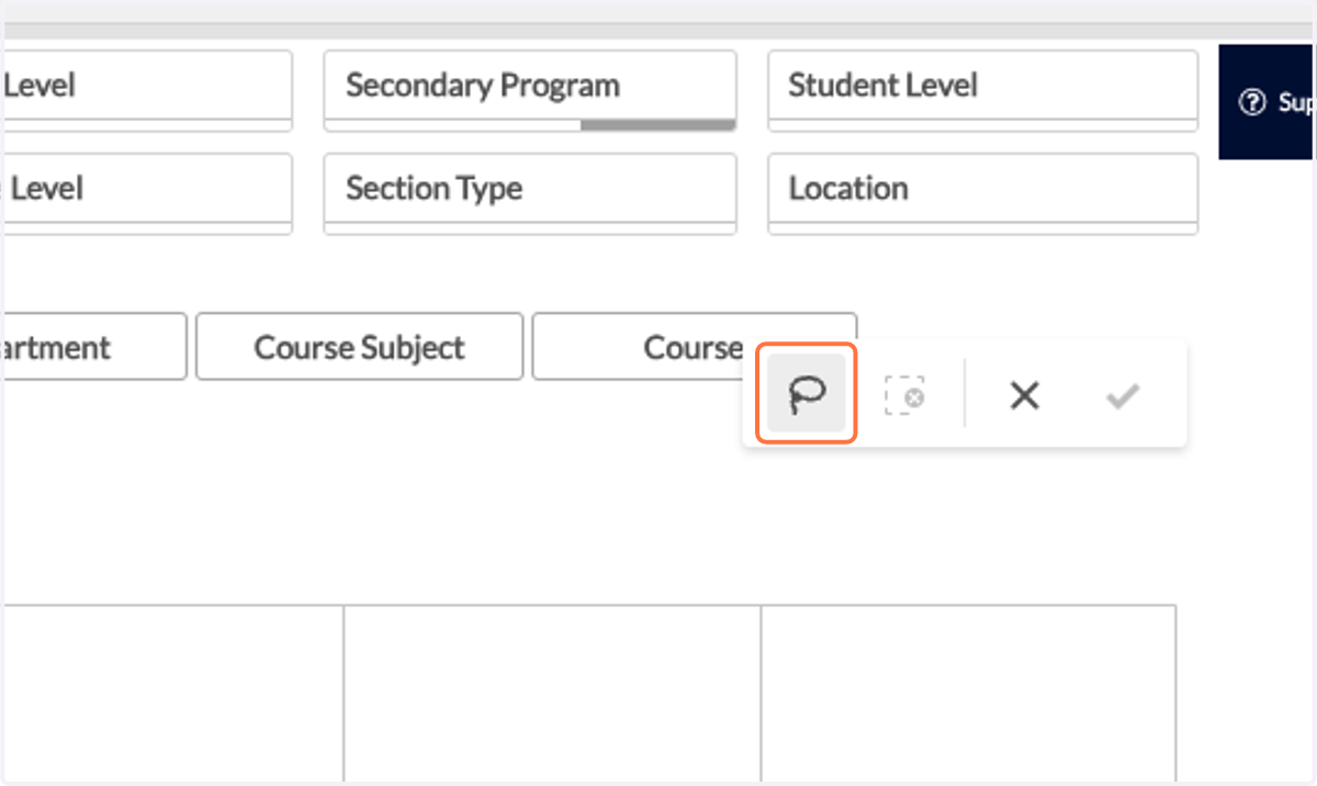 Select the lasso tool icon.