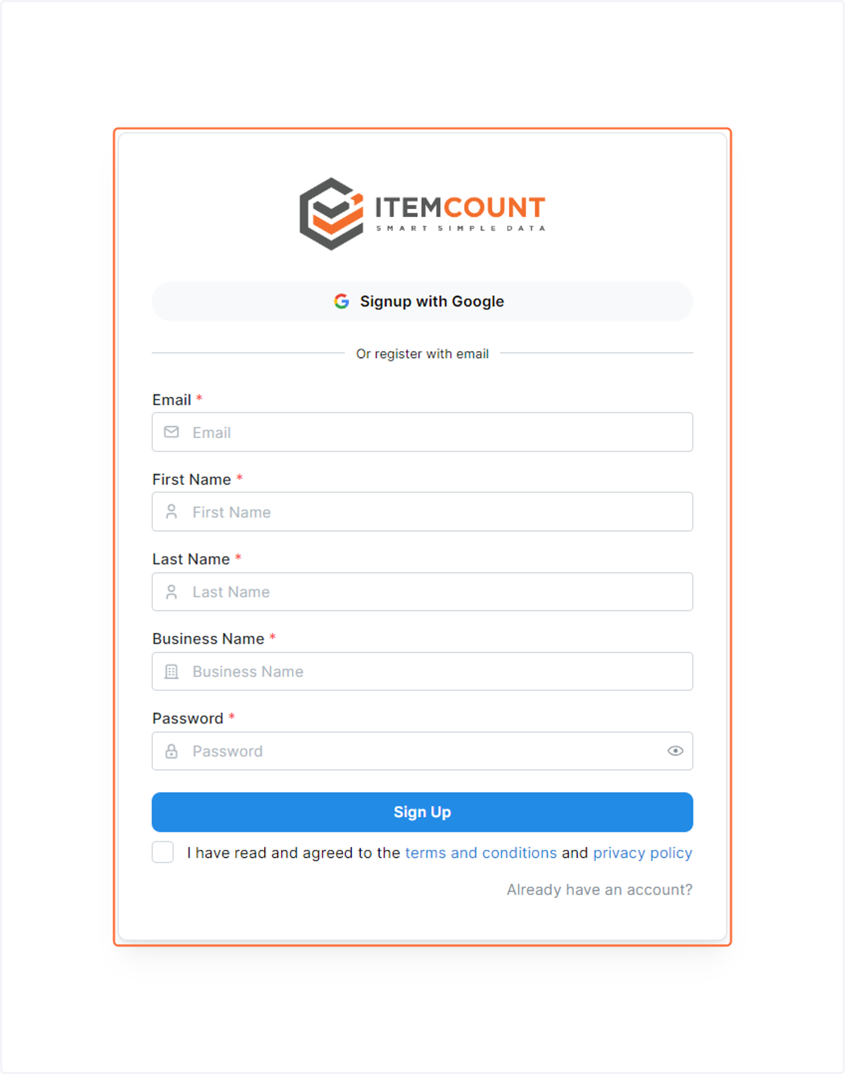 fill out the form
