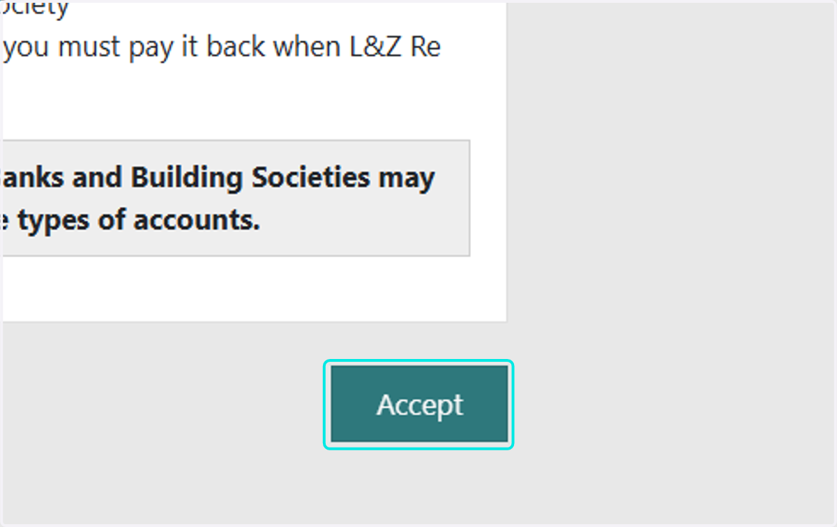 Click on Accept