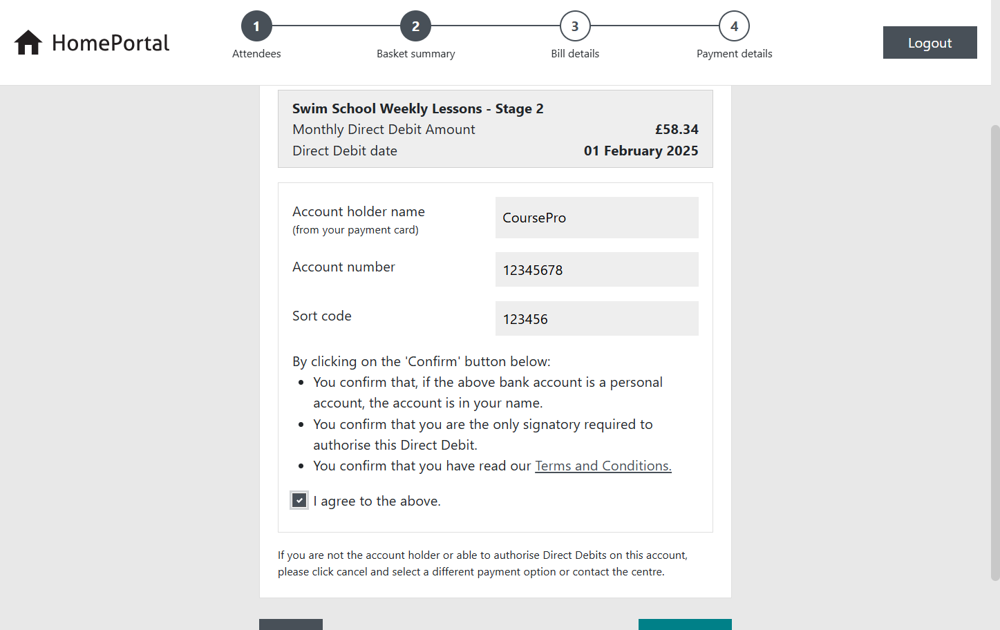 Tick to agree to the Terms and conditions and everything above.