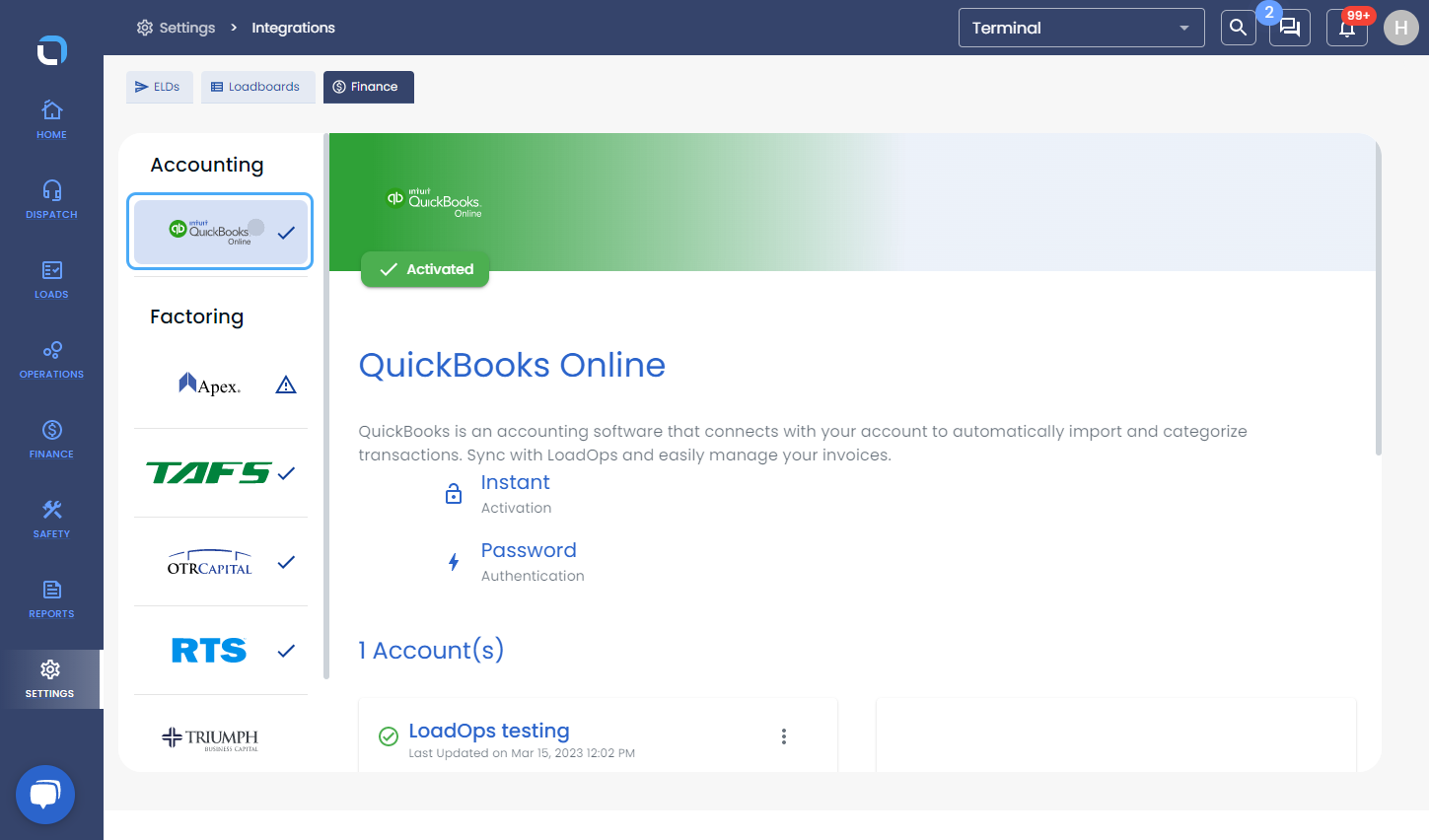 Click on provider-name