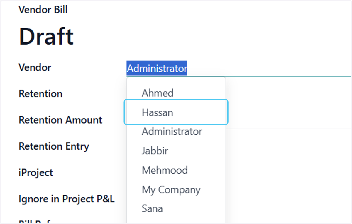 Click on Hassan