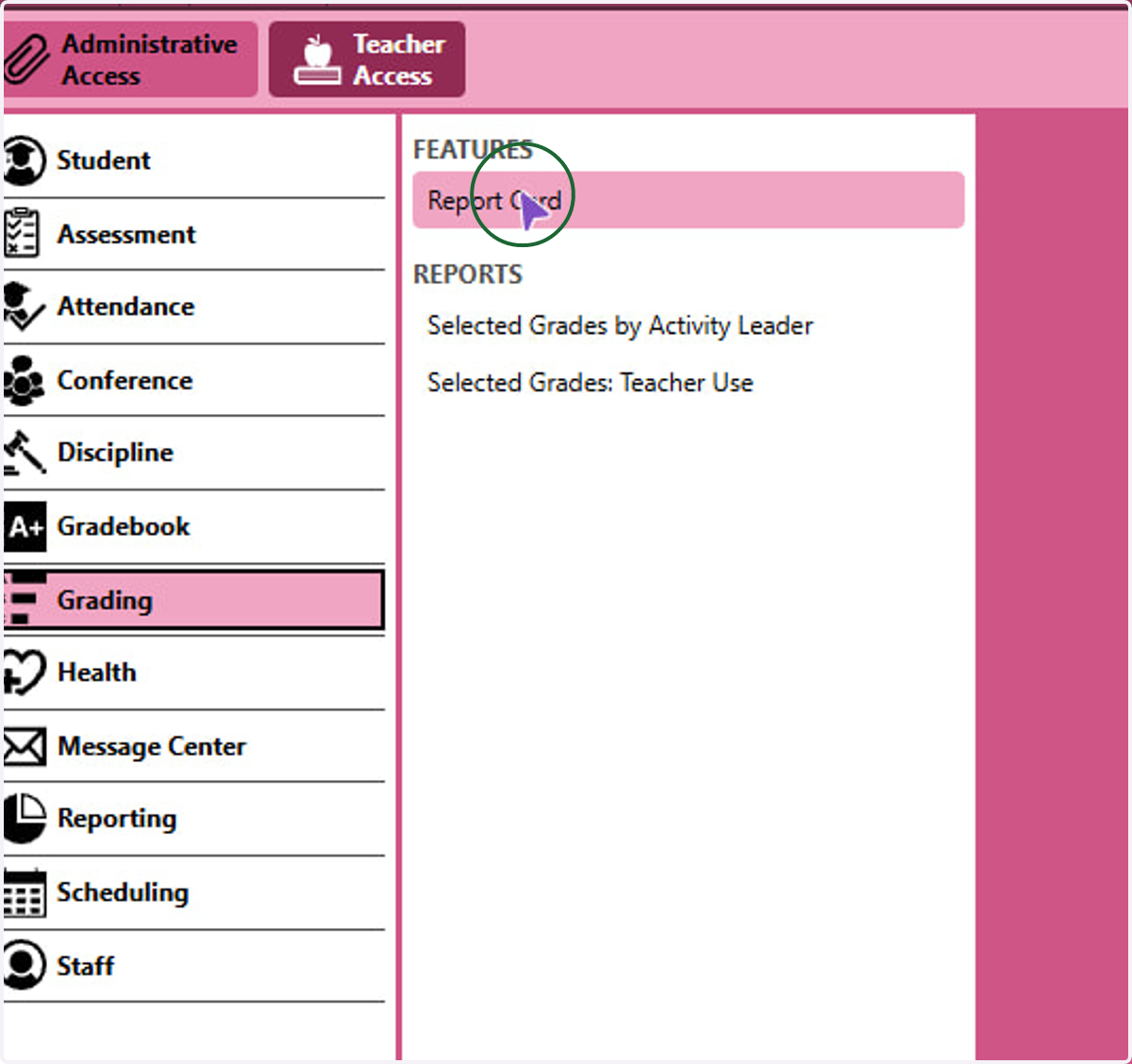 Click Report Card