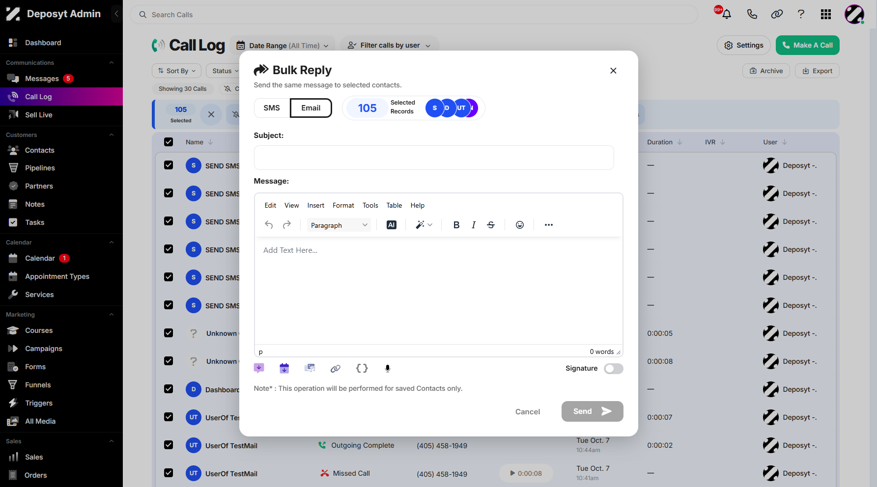 Step 8: You can also switch to Email by clicking the Email button next to SMS.