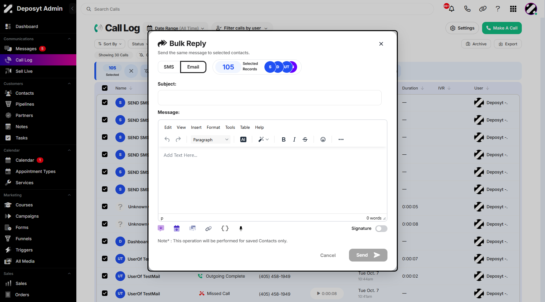 Step 8: You can also switch to Email by clicking the Email button next to SMS.