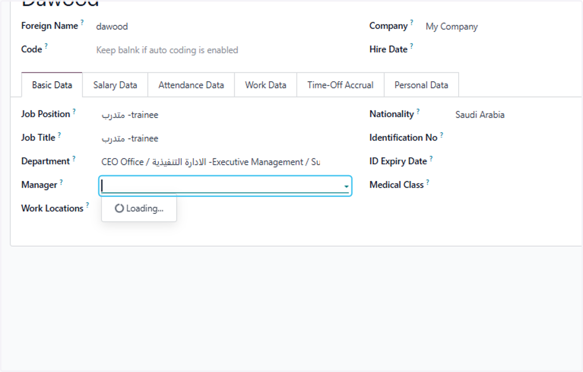 Click on Manager?