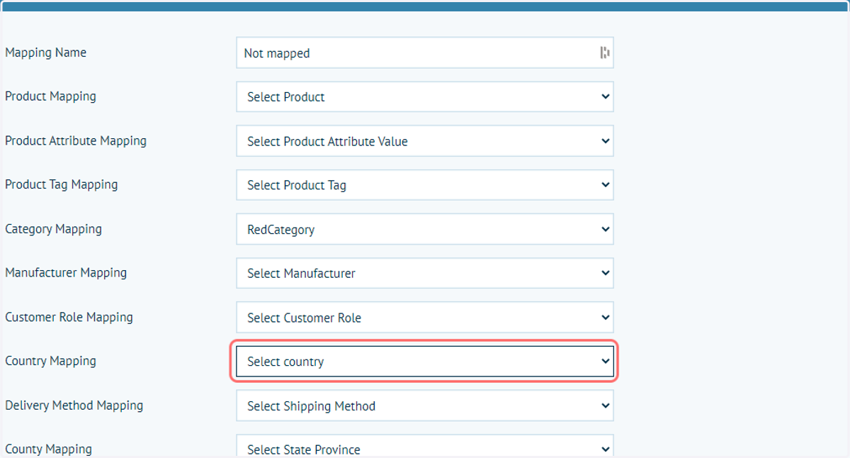Select relevant properties
