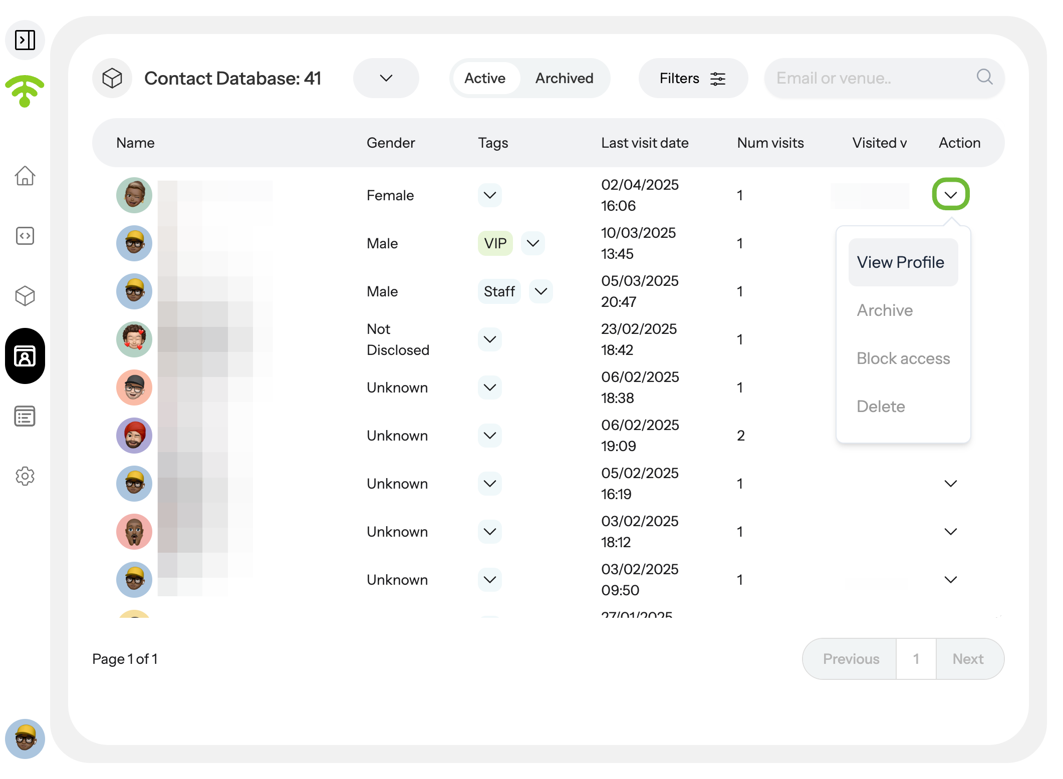 Access Individual Guest Profiles