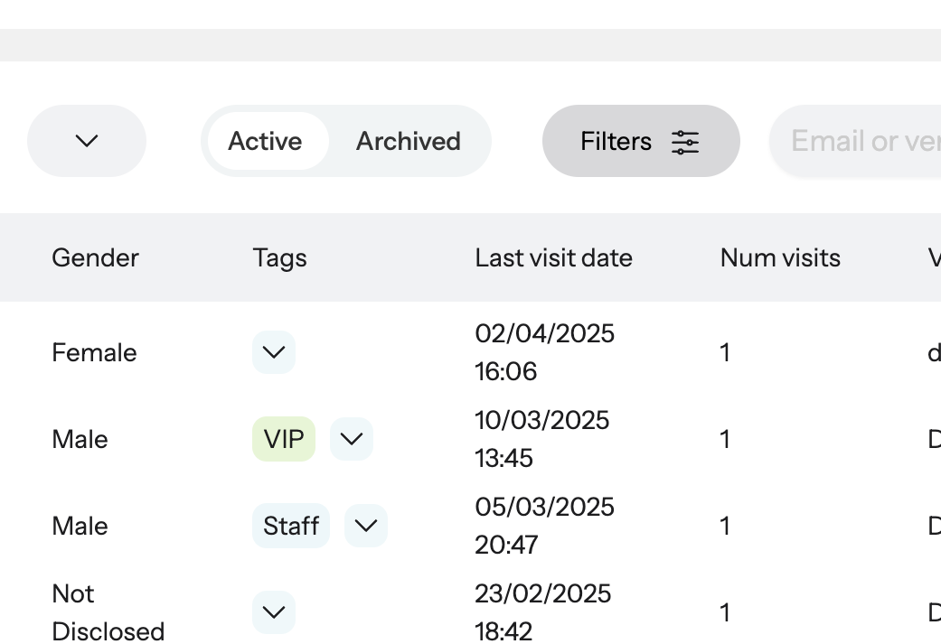 Use Filters to Narrow Down Contacts