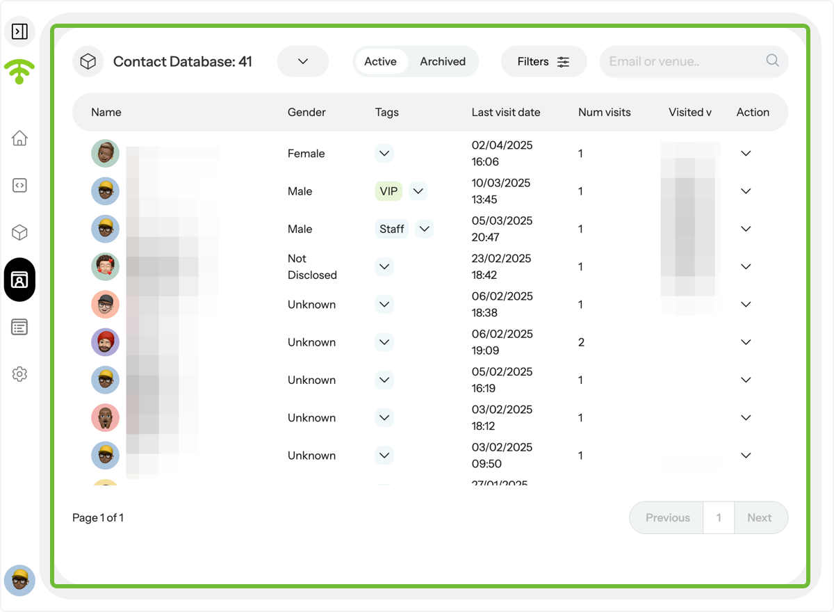 View Contacts' Profiles in Detail