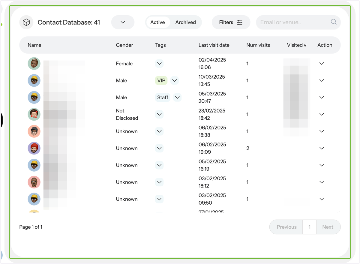View Contacts' Profiles in Detail