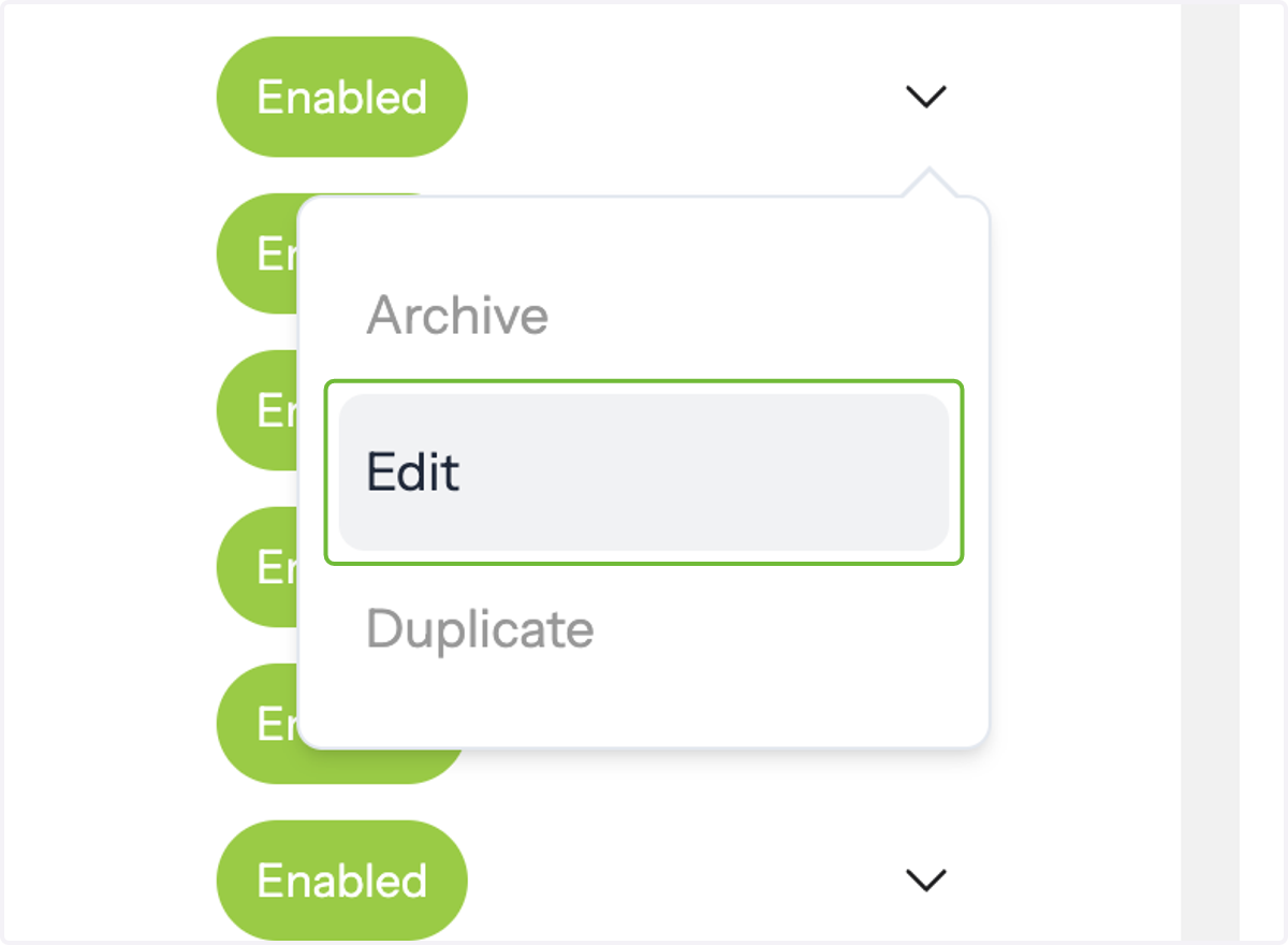 Select edit to continue.