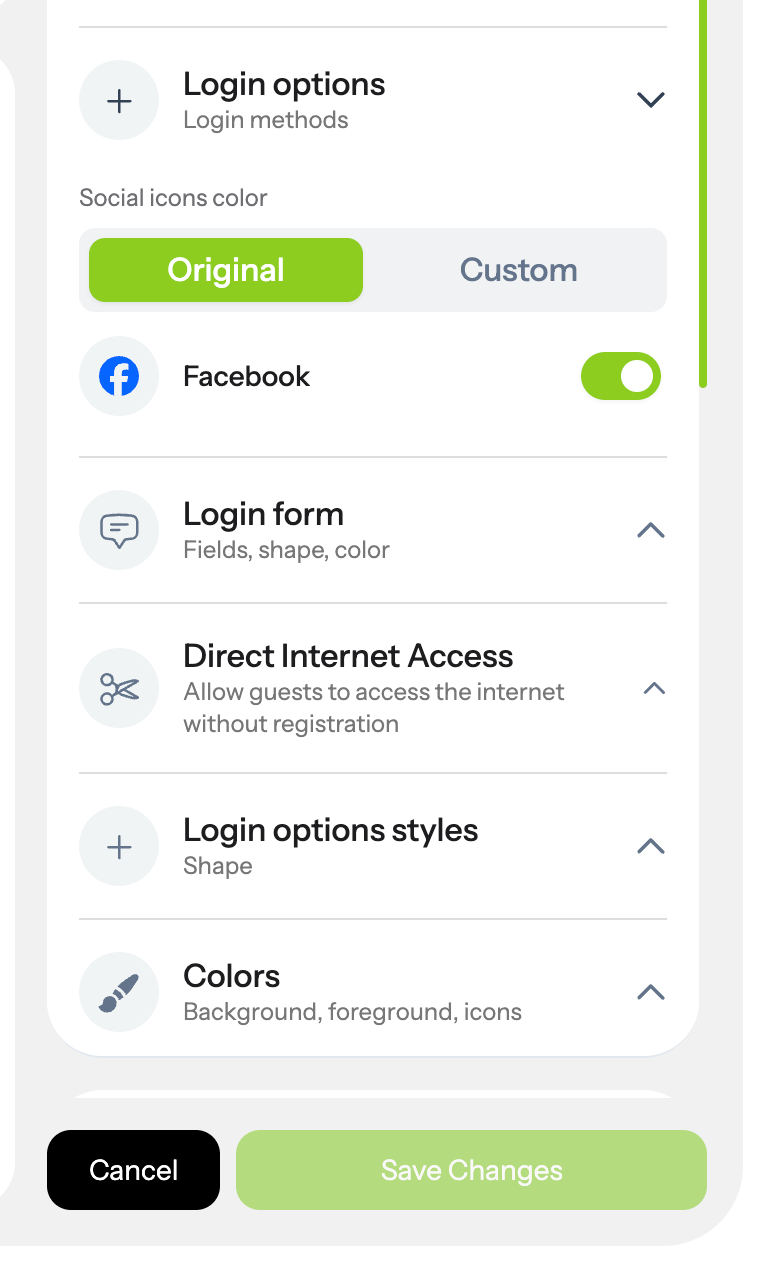 Click on Login Options.