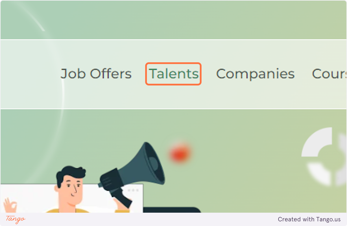 Now that you've PUBLISHED your profile, you can go to the TALENTS menu and see your profile listed in the directory.