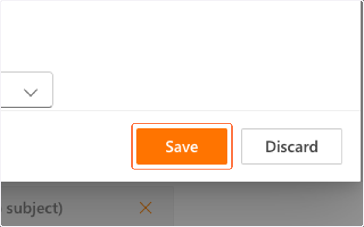 Click on Save