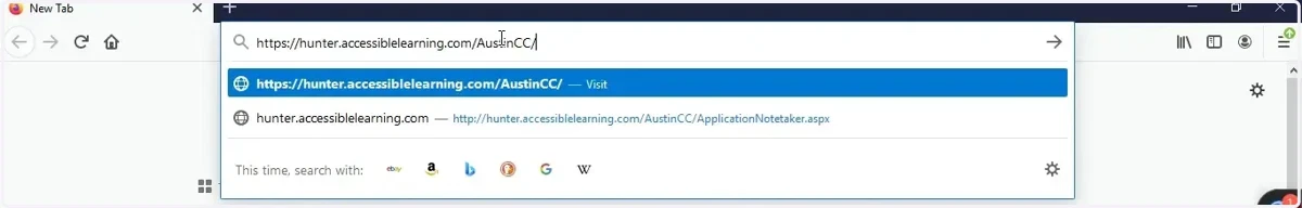 Go to this URL, which will take you to the AIM Student Portal - https://hunter.accessiblelearning.com/AustinCC/