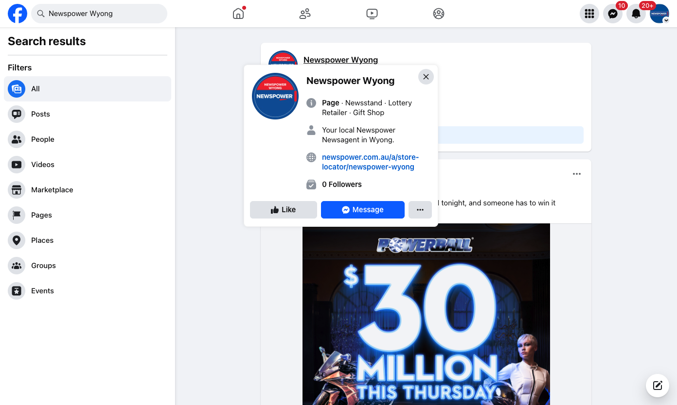 Click on your Stores name.