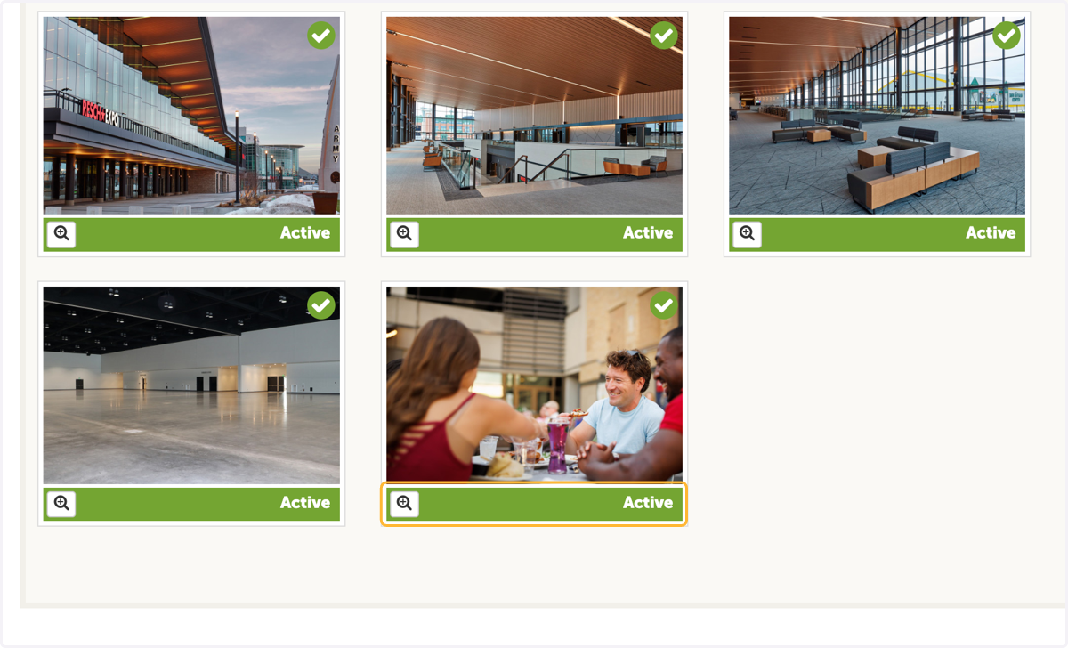 Ensure new image is "active" (green bar)