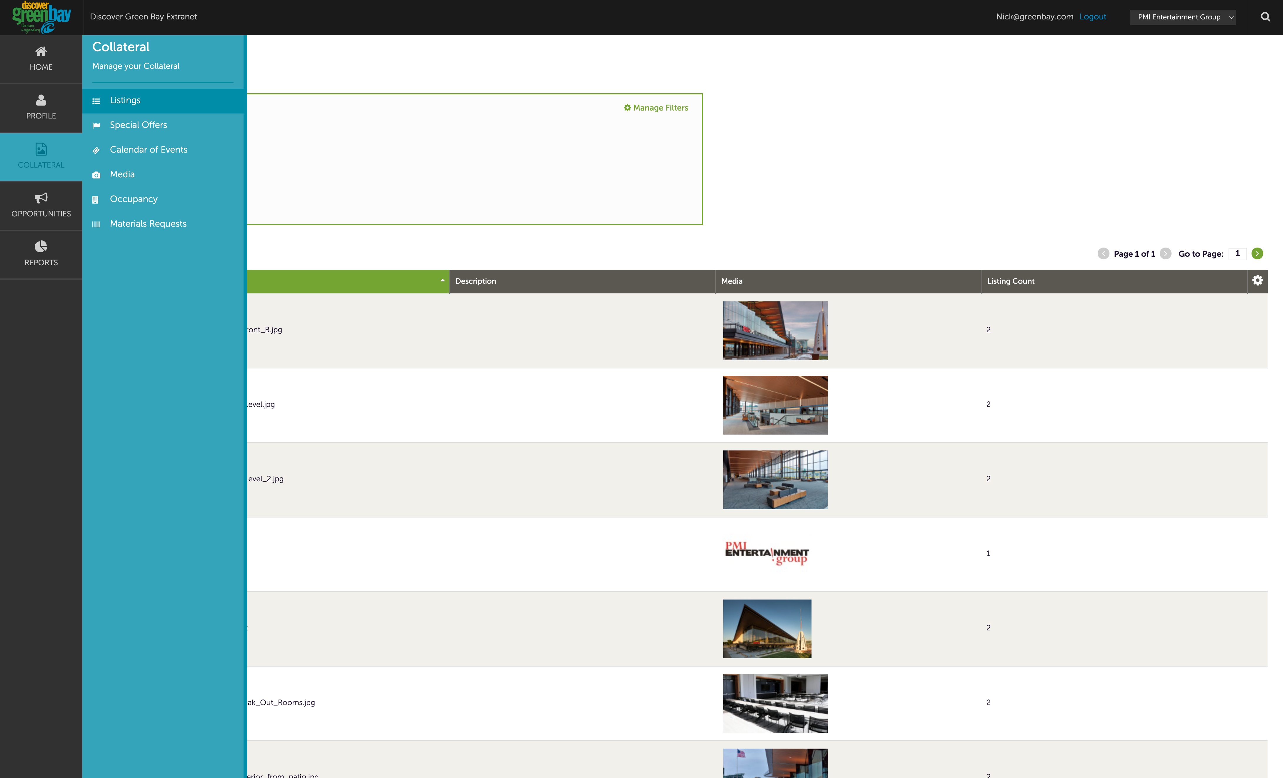 A. Next, make sure your listing has the updated image B. Click Collateral, then on Listings
