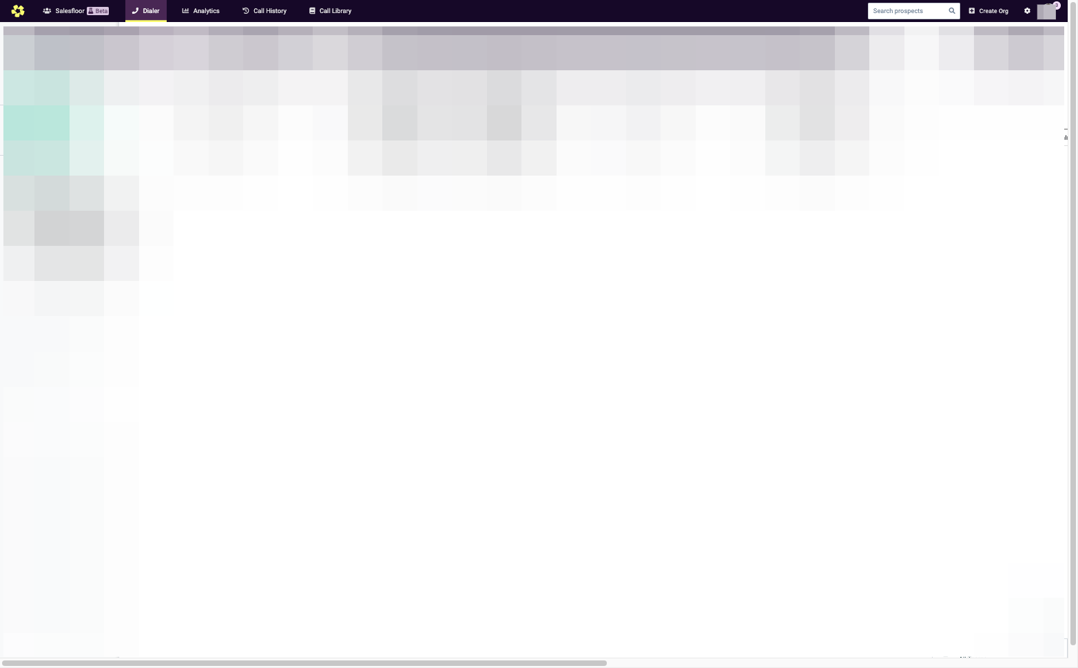 Click into Call History in your top headers