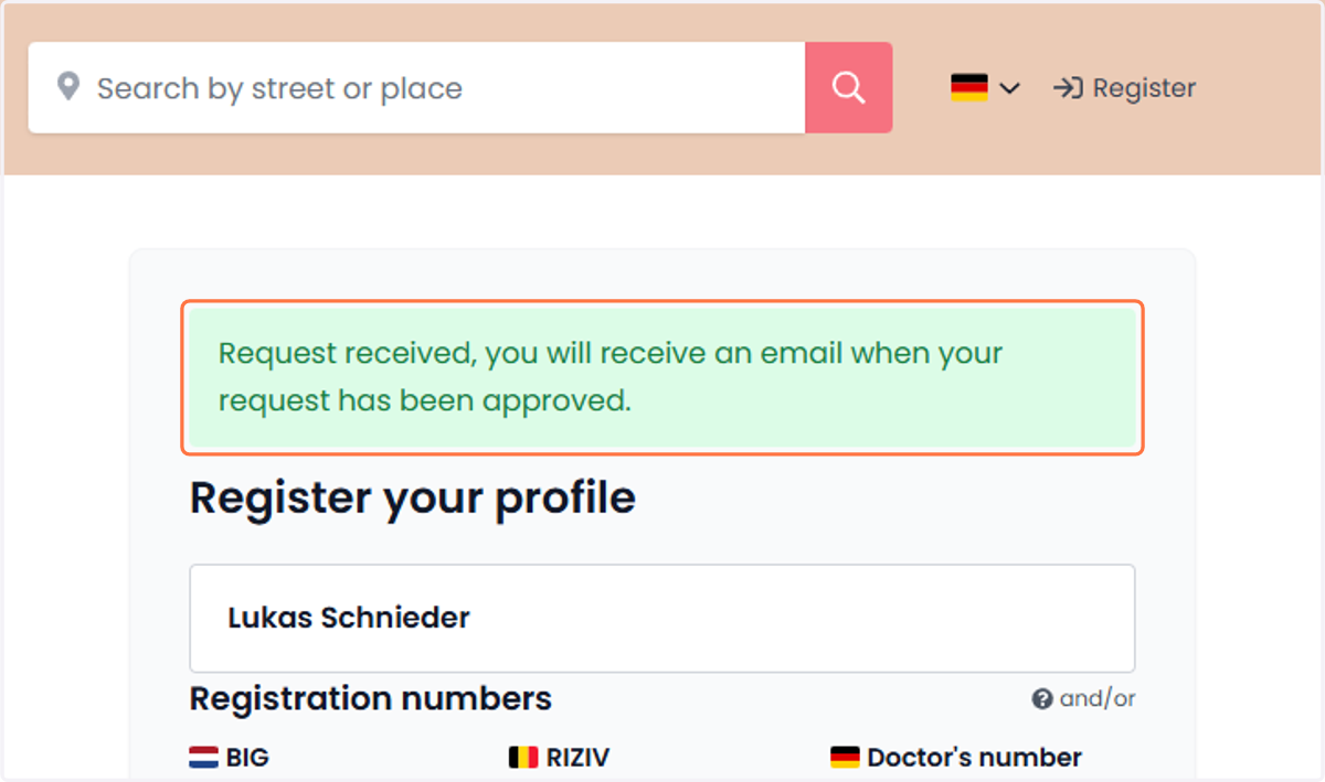 Request received. You will receive an email once your application has been approved. Verzoek ontvangen, je ontvangt een e-mail zodra je aanvraag is goedgekeurd.