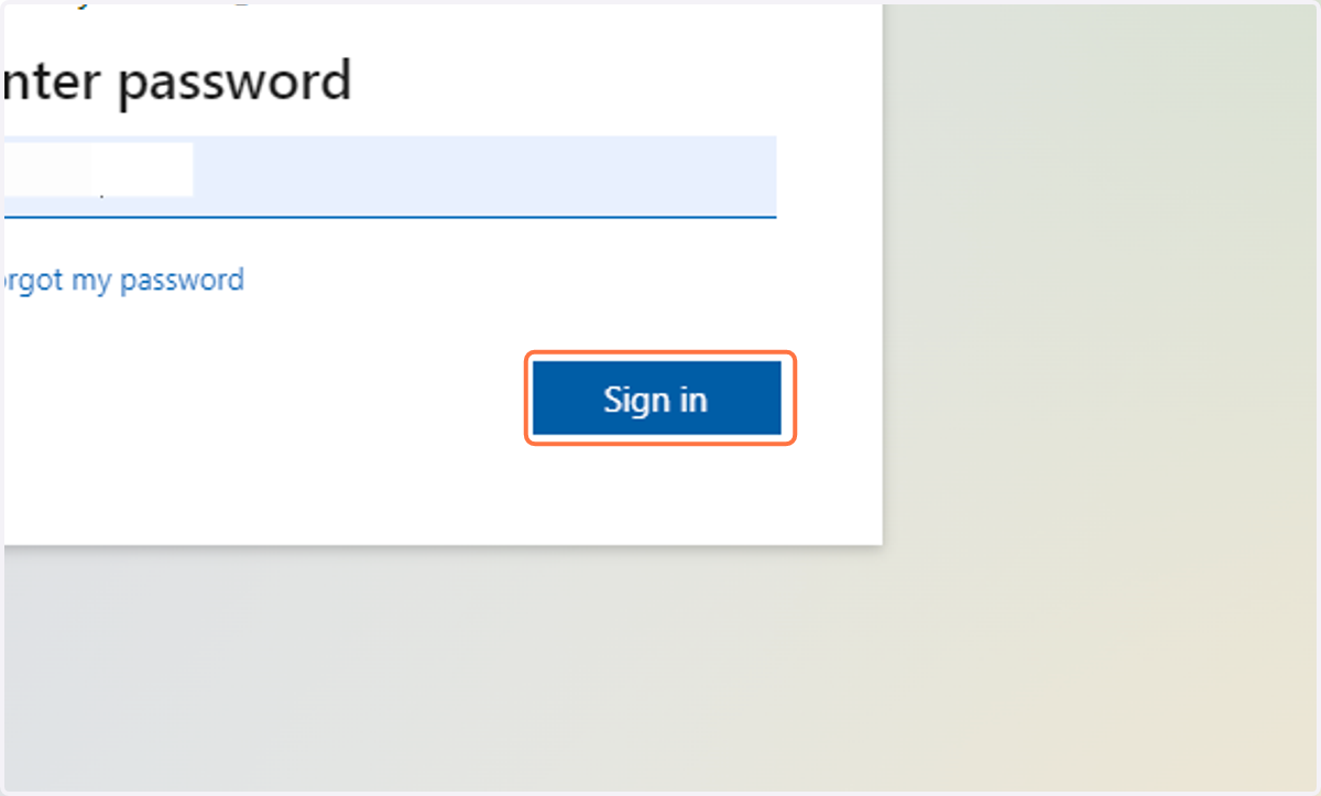 Click on Sign in