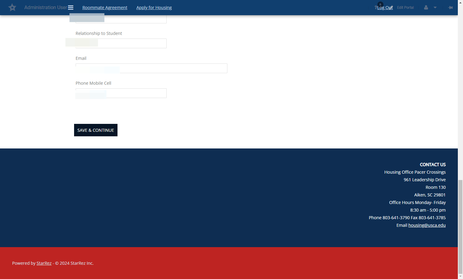 Click on Save & Continue