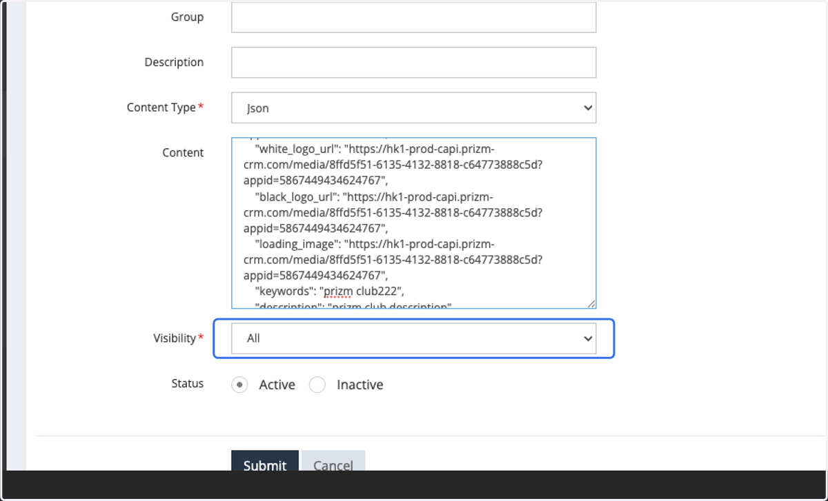 Select Visibility