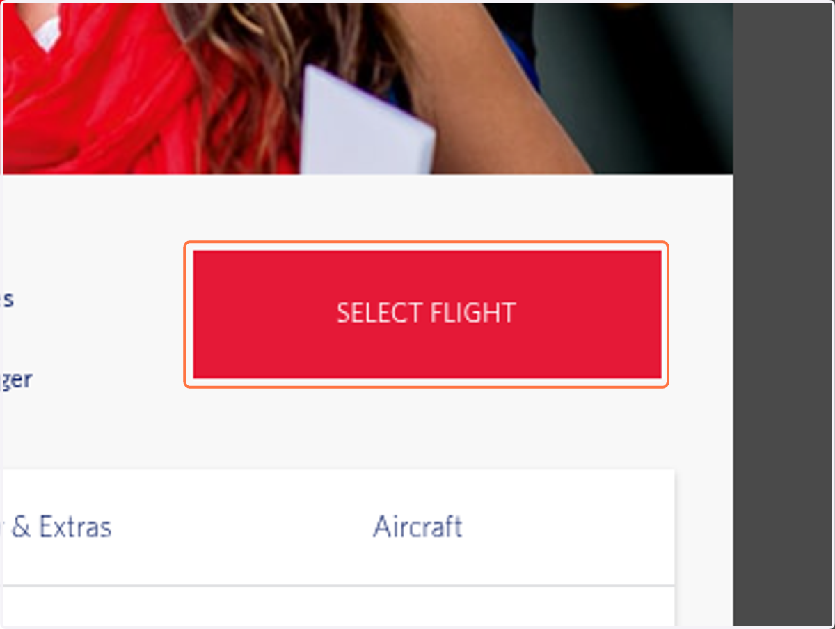 Click on SELECT FLIGHT