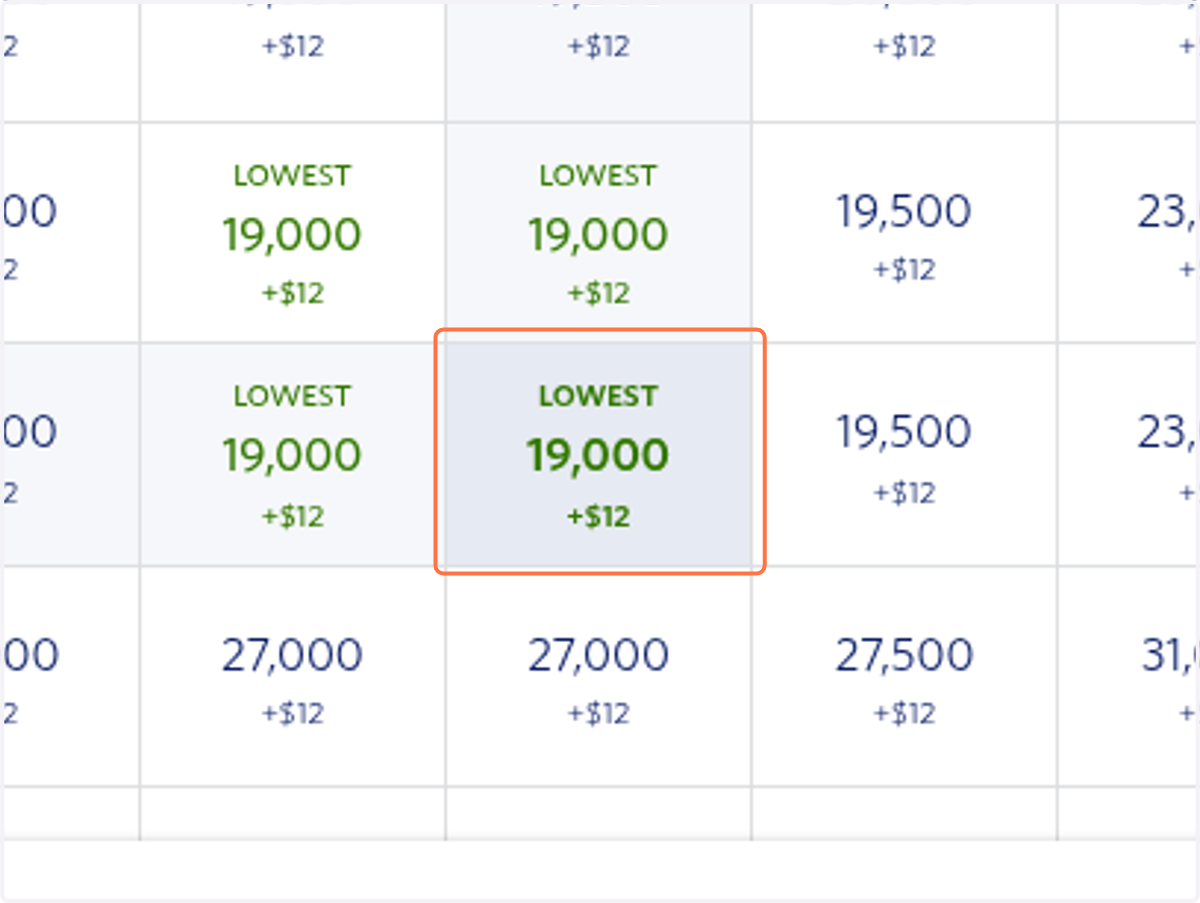 Click on LOWEST…