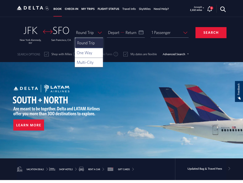 Click on Depart and Return Calendar Use enter to open, escape to close the calendar, page down for next month and page up for previous month, Depart date not selected Return date not selected…