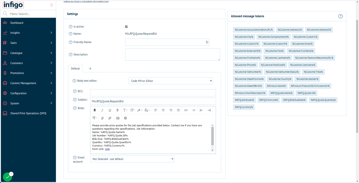 Email content can be found to the left of the screen