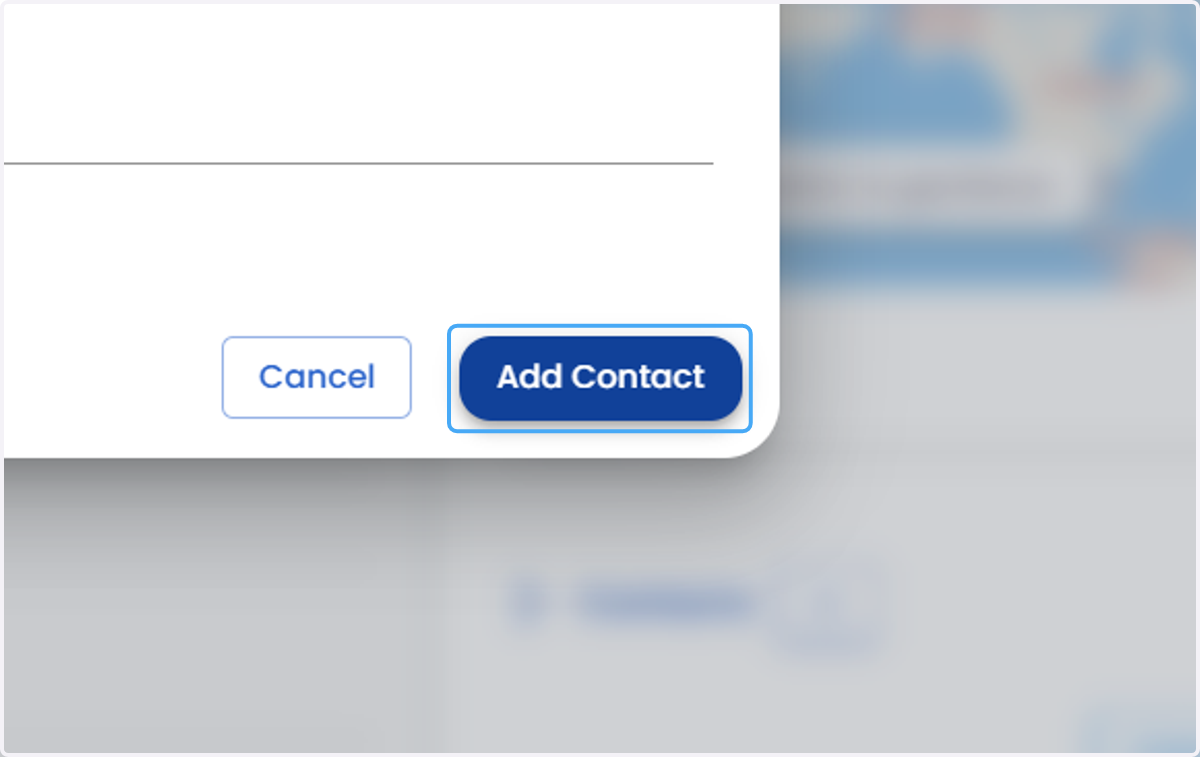 Click on Add Contact