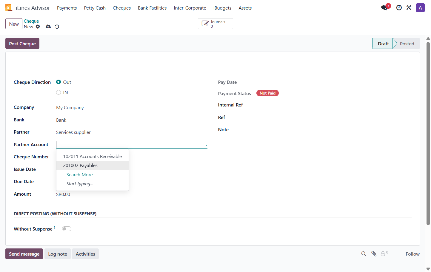Click on 201002 Payables