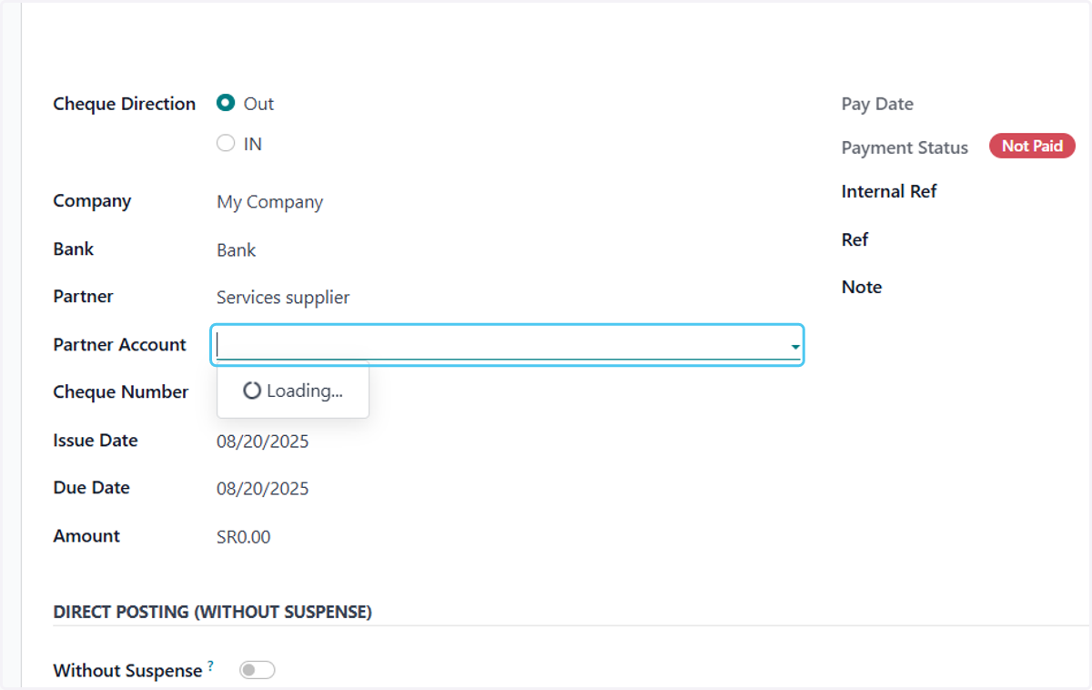 Click on Partner Account