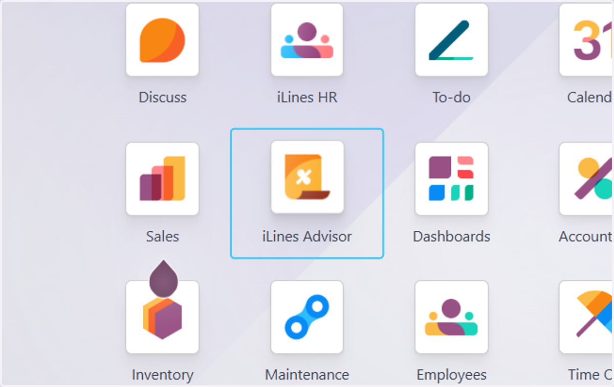 Click on iLines Advisor