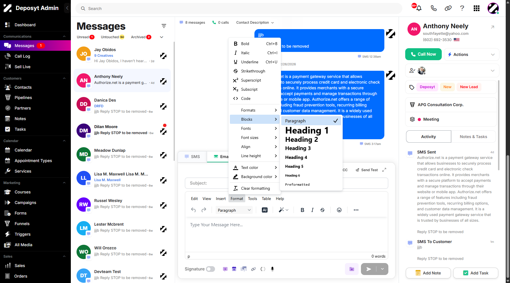 Step 10: This section helps your headline stand out by resizing it based on your needs.