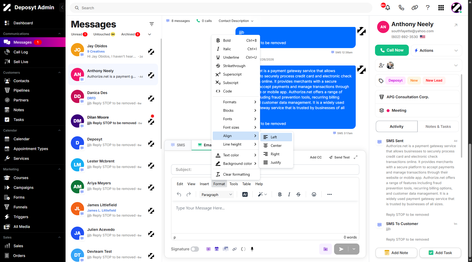 Step 13: This section has the same functionalities as the one in the Format section. The difference is that this is the easiest way to access them.