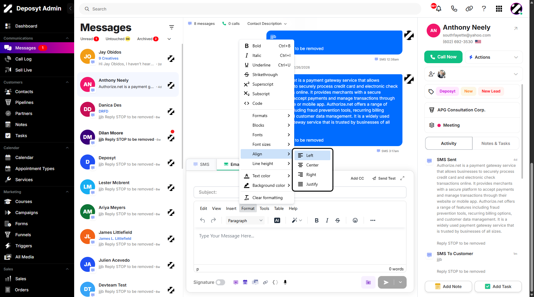 Step 13: This section has the same functionalities as the one in the Format section. The difference is that this is the easiest way to access them.
