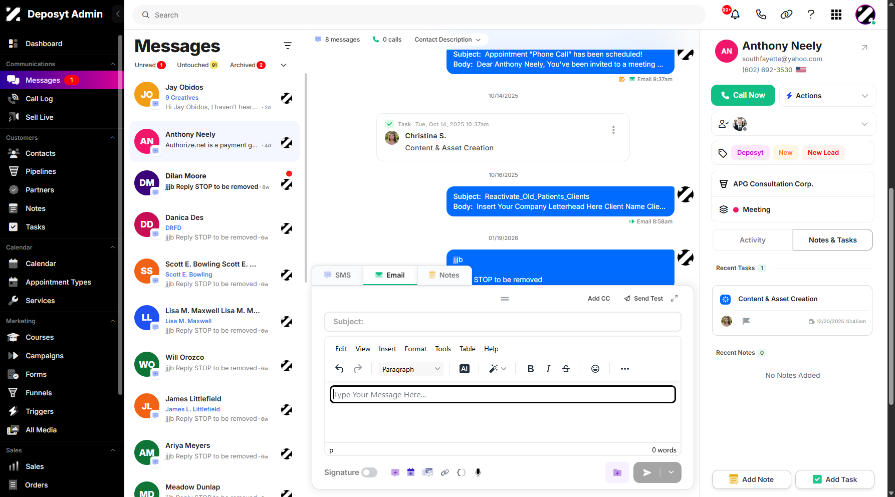 Use the Format Tools in Email