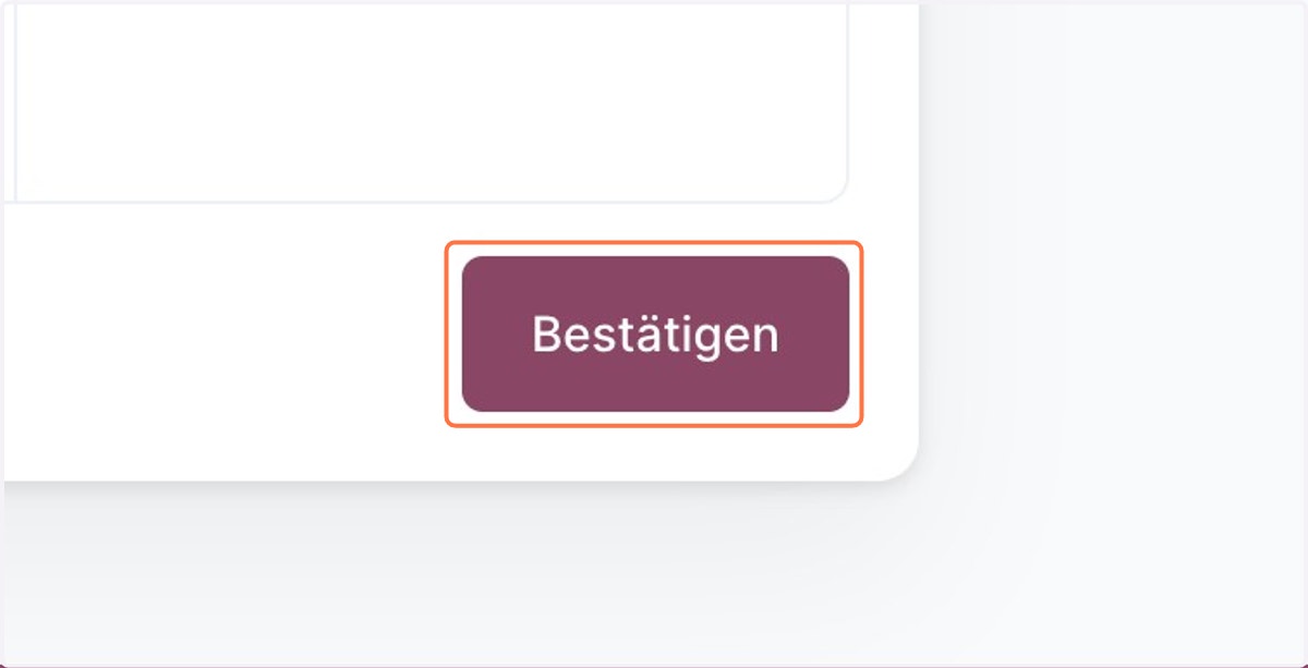 Click on Confirm/Bestätigen