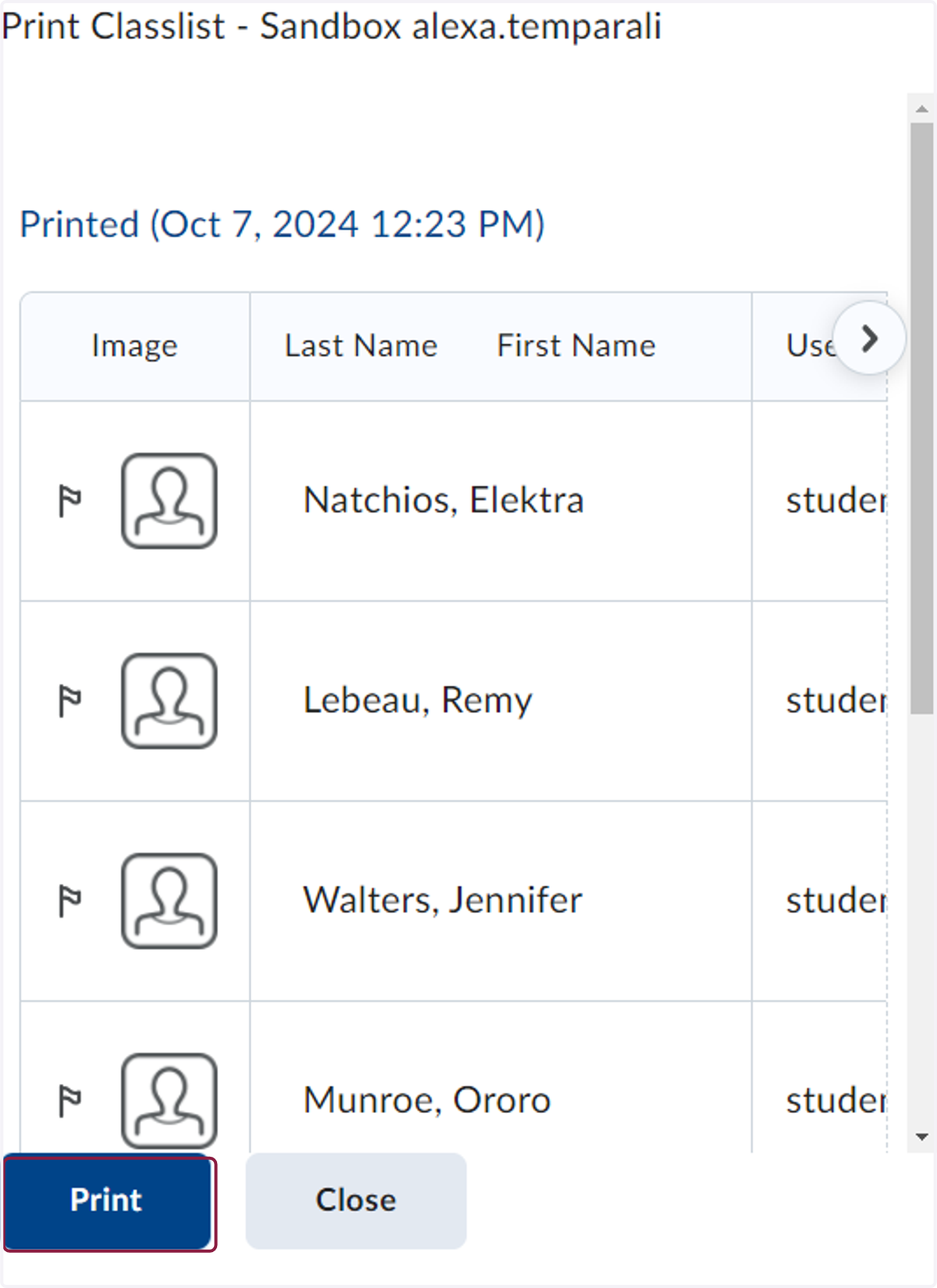 A new window will open where you can choose the printer you wish to print to and your print settings. Configure your print settings to your desired settings and click Print