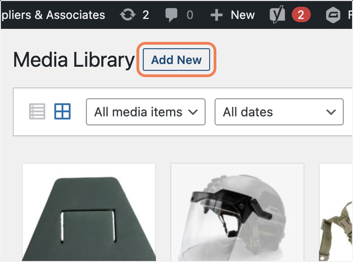 Click on Add New