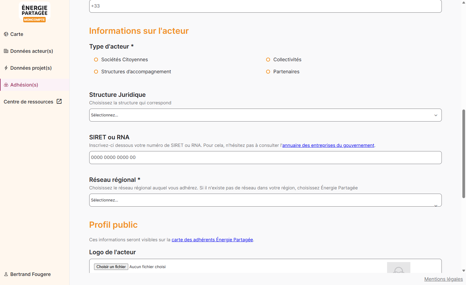 Les informations juridiques