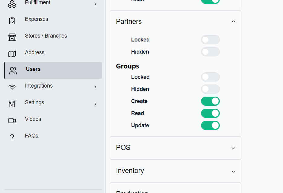 This is the user's default option from the Partners feature.