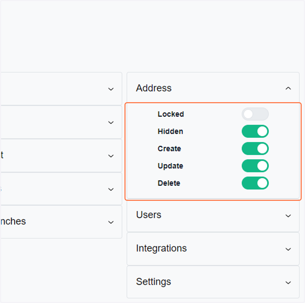 This is the user's default option from the Address feature.