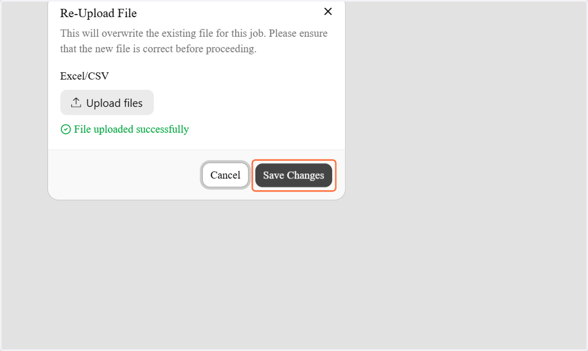 Click on Save Changes