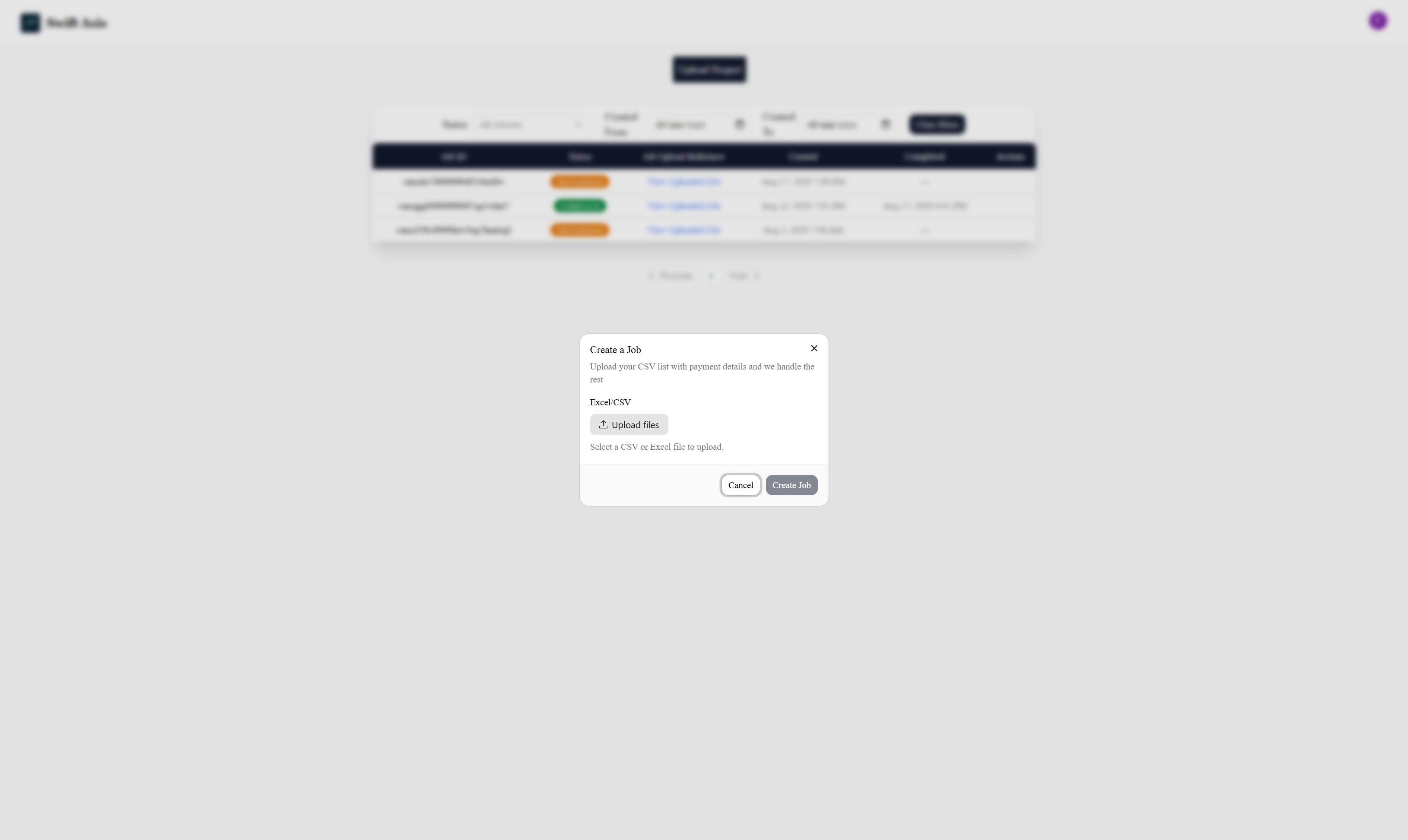 Click on Upload files…