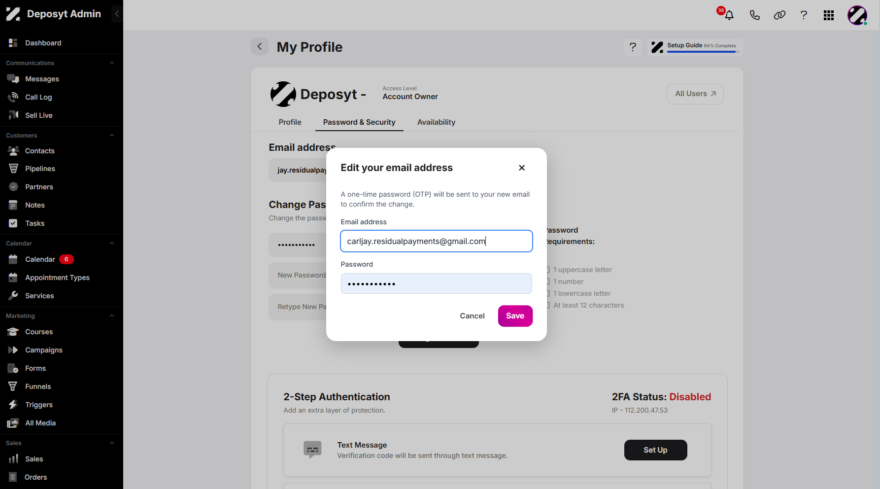 Step 10: Once you’ve entered the details, click Save to proceed.