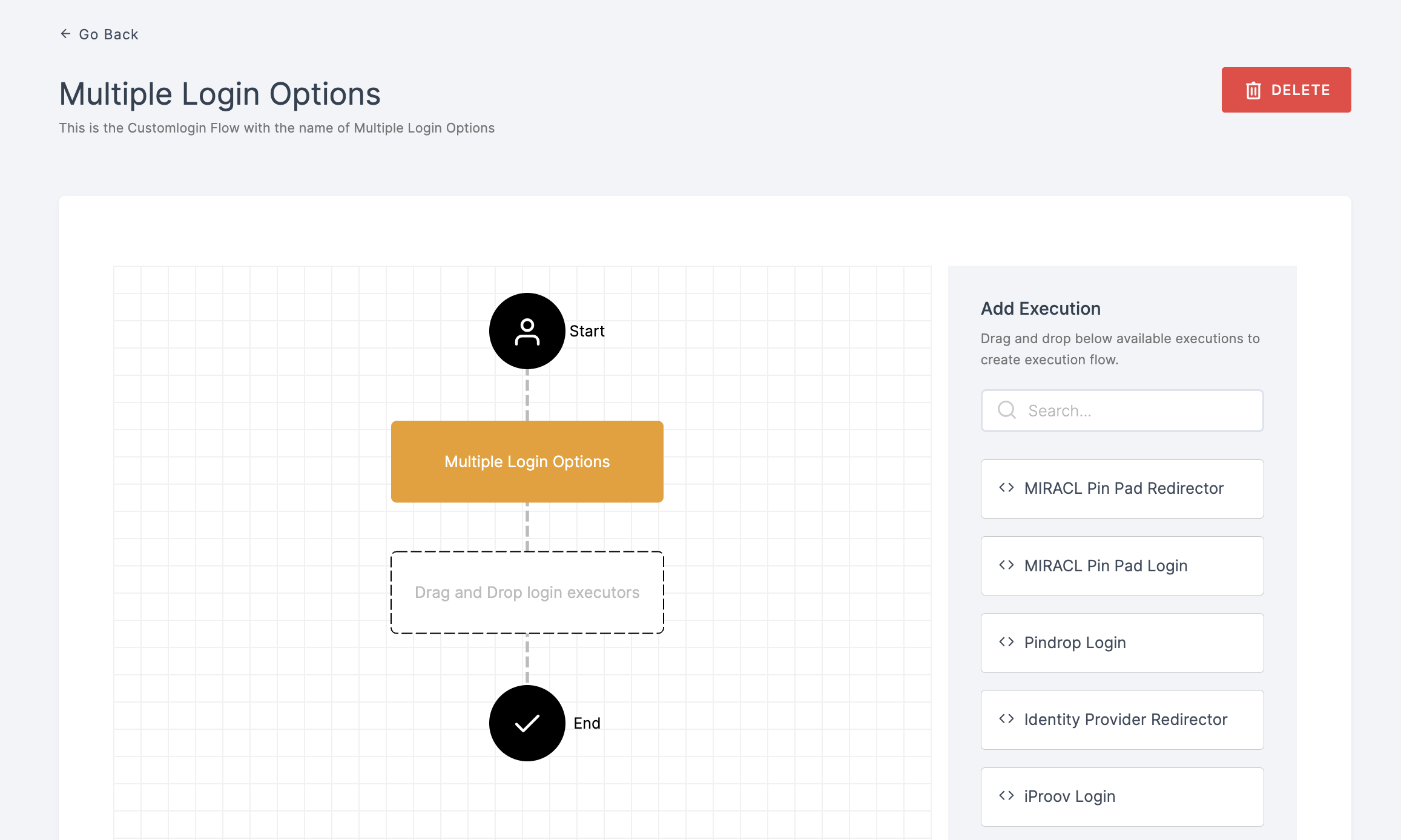 Multiple Login Options